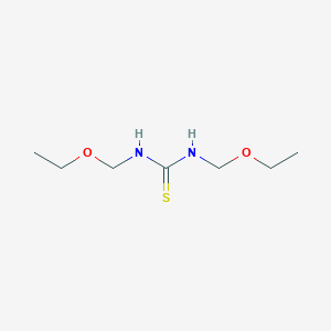 molecular formula C7H16N2O2S B14455169 N,N'-Bis(ethoxymethyl)thiourea CAS No. 68777-50-4