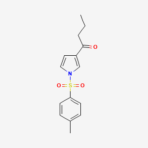 molecular formula C15H17NO3S B1445523 3-Butanoyl-1-tosylpyrrole CAS No. 1132649-21-8