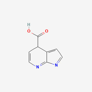 molecular formula C8H6N2O2 B1445537 4H-吡咯并[2,3-b]吡啶-4-羧酸 CAS No. 1086423-45-1