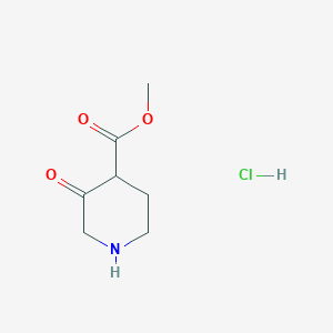 molecular formula C7H12ClNO3 B1445539 Methyl 3-oxopiperidine-4-carboxylate hydrochloride CAS No. 1266522-92-2