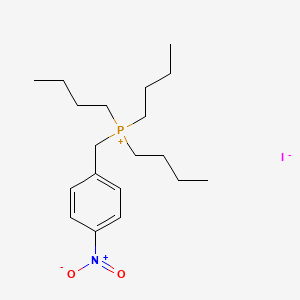 molecular formula C19H33INO2P B14455404 p-Nitrobenzyltributylphosphonium iodide CAS No. 73790-47-3