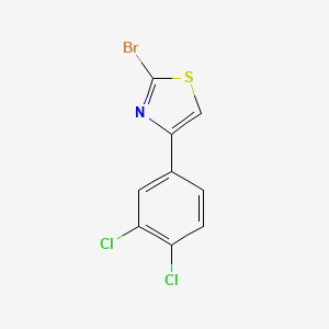 molecular formula C9H4BrCl2NS B1445547 2-Bromo-4-(3,4-dichlorophenyl)thiazole CAS No. 412923-60-5