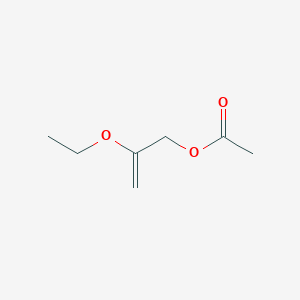 molecular formula C7H12O3 B14455483 2-Ethoxyprop-2-enyl acetate CAS No. 76524-71-5