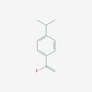 molecular formula C11H13F B144555 1-(1-Fluoroethenyl)-4-(propan-2-yl)benzene CAS No. 133367-98-3