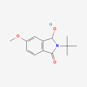 2-tert-Butyl-3-hydroxy-5-methoxy-3H-isoindol-1-one