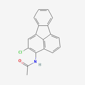 molecular formula C18H12ClNO B14455582 Acetamide, N-(2-chloro-3-fluoranthenyl)- CAS No. 73664-36-5