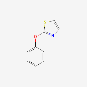 molecular formula C9H7NOS B14455675 2-Phenoxy-1,3-thiazole CAS No. 73120-22-6