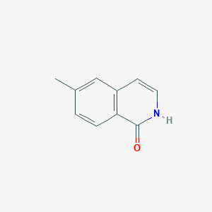 molecular formula C10H9NO B144557 6-Methylisoquinolin-1(2H)-one CAS No. 131002-10-3