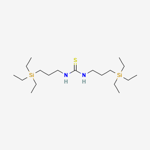 molecular formula C19H44N2SSi2 B14455702 Thiourea, N,N'-bis[3-(triethylsilyl)propyl]- CAS No. 72397-93-4
