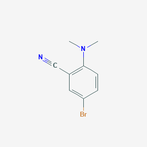 molecular formula C9H9BrN2 B1445572 5-Bromo-2-(dimethylamino)benzonitrile CAS No. 501086-59-5