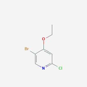 molecular formula C7H7BrClNO B1445580 5-Bromo-2-chloro-4-ethoxypyridine CAS No. 52311-48-5