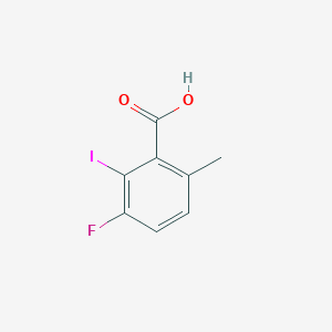 molecular formula C8H6FIO2 B1445588 3-氟-2-碘-6-甲基苯甲酸 CAS No. 1417190-24-9