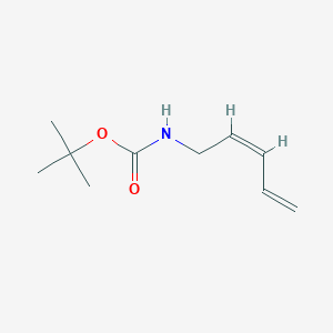 molecular formula C10H17NO2 B144559 Tert-butyl N-[(2Z)-penta-2,4-dienyl]carbamate CAS No. 134078-61-8