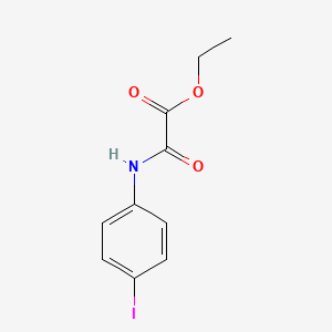 molecular formula C10H10INO3 B14455932 Acetic acid, [(4-iodophenyl)amino]oxo-, ethyl ester CAS No. 69066-01-9