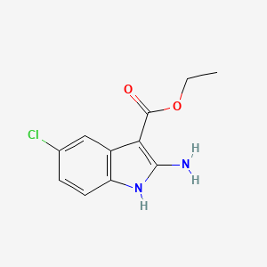 Ethyl 2-amino-5-chloro-1H-indole-3-carboxylate