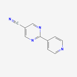 2-(Pyridin-4-YL)pyrimidine-5-carbonitrile