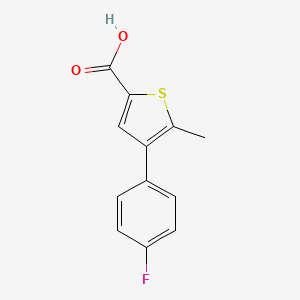 4-(4-Fluorophenyl)-5-methylthiophene-2-carboxylic acid