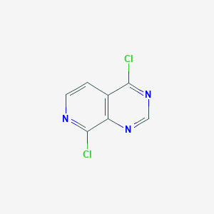 molecular formula C7H3Cl2N3 B1445607 4,8-Dichloropyrido[3,4-d]pyrimidine CAS No. 1260663-37-3