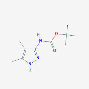 molecular formula C10H17N3O2 B1445613 3-(Boc-amino)-4,5-dimethyl-1H-pyrazole CAS No. 1311254-41-7