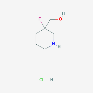 (3-Fluoropiperidin-3-yl)methanol hydrochloride