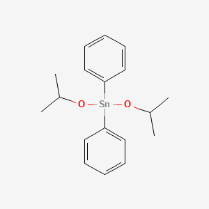 molecular formula C18H24O2Sn B14456242 Diphenylbis[(propan-2-yl)oxy]stannane CAS No. 71573-76-7