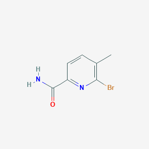 molecular formula C7H7BrN2O B1445626 6-溴-5-甲基吡啶酰胺 CAS No. 1823930-49-9