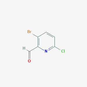 3-Bromo-6-chloropicolinaldehyde