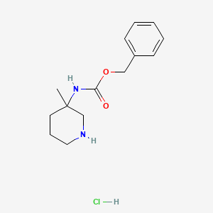 Benzyl (3-methylpiperidin-3-yl)carbamate hydrochloride