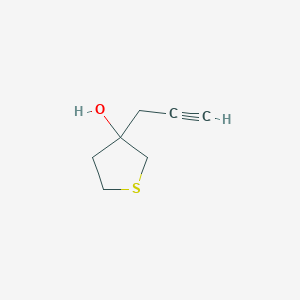 3-(Prop-2-yn-1-yl)thiolan-3-ol