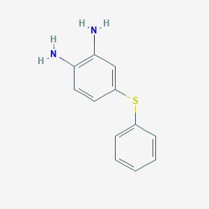 molecular formula C12H12N2S B144564 4-(Phenylthio)benzene-1,2-diamine CAS No. 43156-48-5