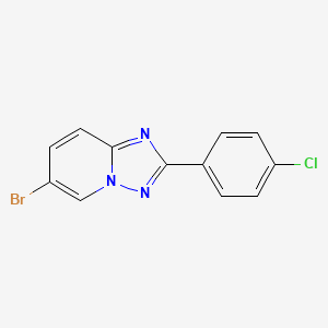 6-Bromo-2-(4-chlorophenyl)-[1,2,4]triazolo[1,5-A]pyridine