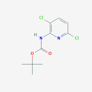 molecular formula C10H12Cl2N2O2 B1445647 tert-butyl N-(3,6-dichloropyridin-2-yl)carbamate CAS No. 1421601-13-9