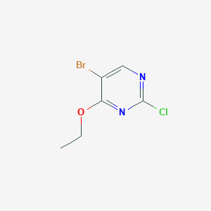 molecular formula C6H6BrClN2O B1445659 5-Bromo-2-chloro-4-ethoxypyrimidine CAS No. 1289005-72-6