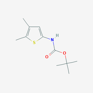 molecular formula C11H17NO2S B1445661 tert-butyl N-(4,5-dimethylthiophen-2-yl)carbamate CAS No. 1376137-24-4
