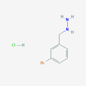 [(3-Bromophenyl)methyl]hydrazine hydrochloride