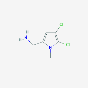 (4,5-dichloro-1-methyl-1H-pyrrol-2-yl)methanamine