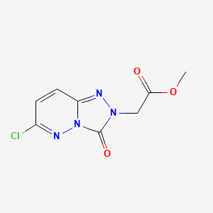 methyl 2-{6-chloro-3-oxo-2H,3H-[1,2,4]triazolo[4,3-b]pyridazin-2-yl}acetate