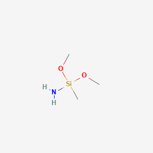 molecular formula C3H11NO2Si B14456684 1,1-Dimethoxy-1-methylsilanamine CAS No. 75732-37-5