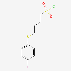 4-[(4-Fluorophenyl)sulfanyl]butane-1-sulfonyl chloride