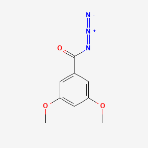 molecular formula C9H9N3O3 B14456728 3,5-Dimethoxybenzoyl azide CAS No. 75996-26-8