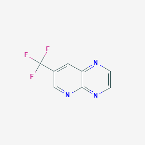 molecular formula C8H4F3N3 B1445674 7-(Trifluoromethyl)pyrido[2,3-b]pyrazine CAS No. 1260683-21-3