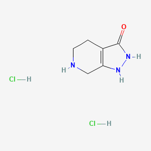 1H,2H,3H,4H,5H,6H,7H-pyrazolo[3,4-c]pyridin-3-one dihydrochloride