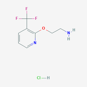 2-(2-Aminoethoxy)-3-(trifluoromethyl)pyridine hydrochloride