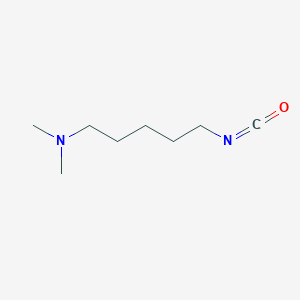molecular formula C8H16N2O B14456901 5-Isocyanato-N,N-dimethylpentan-1-amine CAS No. 72887-88-8