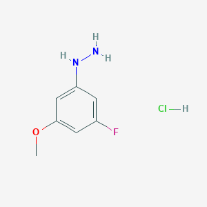(3-Fluoro-5-methoxyphenyl)hydrazine hydrochloride