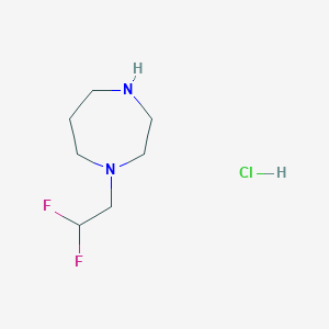 1-(2,2-Difluoroethyl)-1,4-diazepane hydrochloride