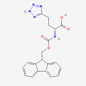 (R)-2-((((9H-Fluoren-9-yl)methoxy)carbonyl)amino)-4-(1H-tetrazol-5-yl)butanoic acid
