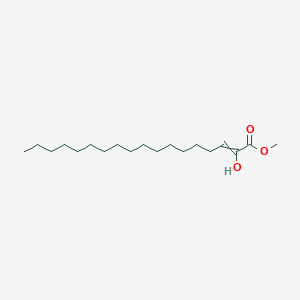 molecular formula C19H36O3 B14457159 Methyl 2-hydroxyoctadec-2-enoate CAS No. 72622-63-0