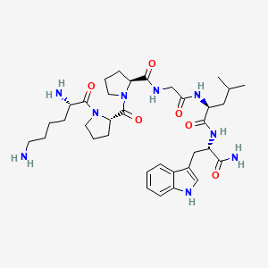 molecular formula C35H53N9O6 B1445721 He-LWamide II CAS No. 198995-08-3