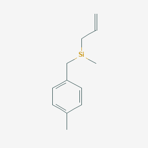 molecular formula C12H17Si B14457274 CID 78063519 